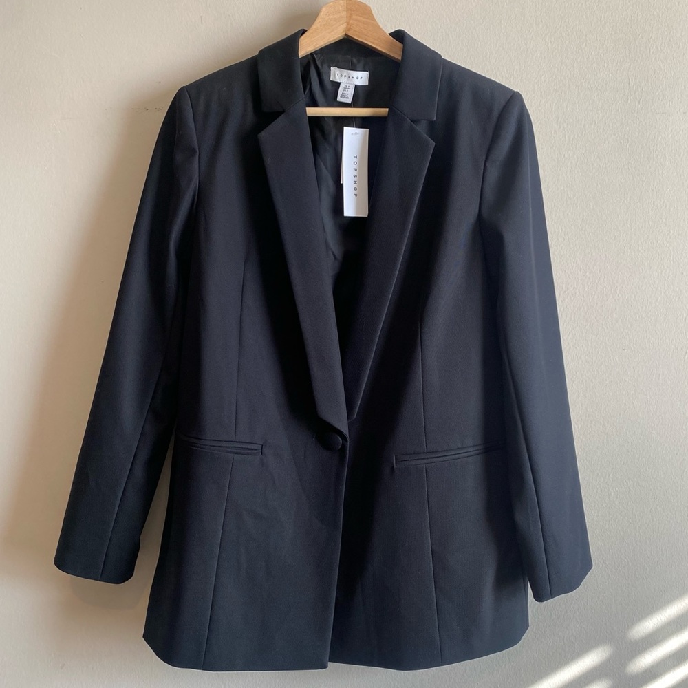 topshop | black blazer